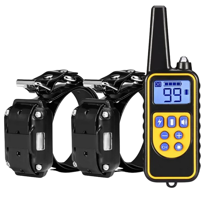 Durable dog training collar designed for long-lasting and gentle training.