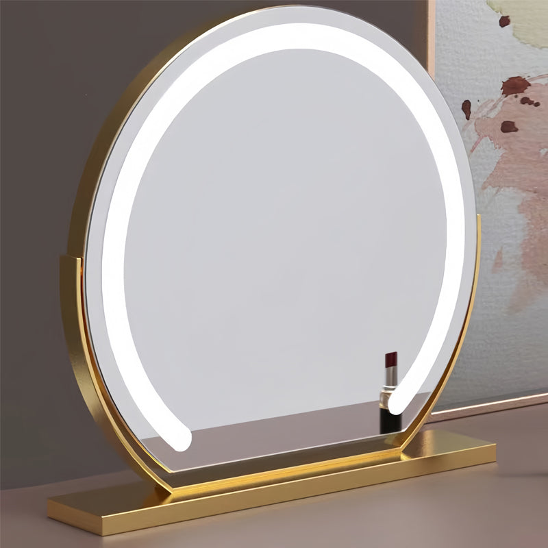 Achieve flawless makeup using this LED vanity mirror, featuring intuitive touch controls & adjustable light.
