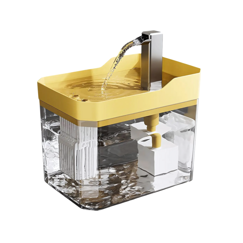 Stainless steel smart pet water fountain, promoting hydration for pets