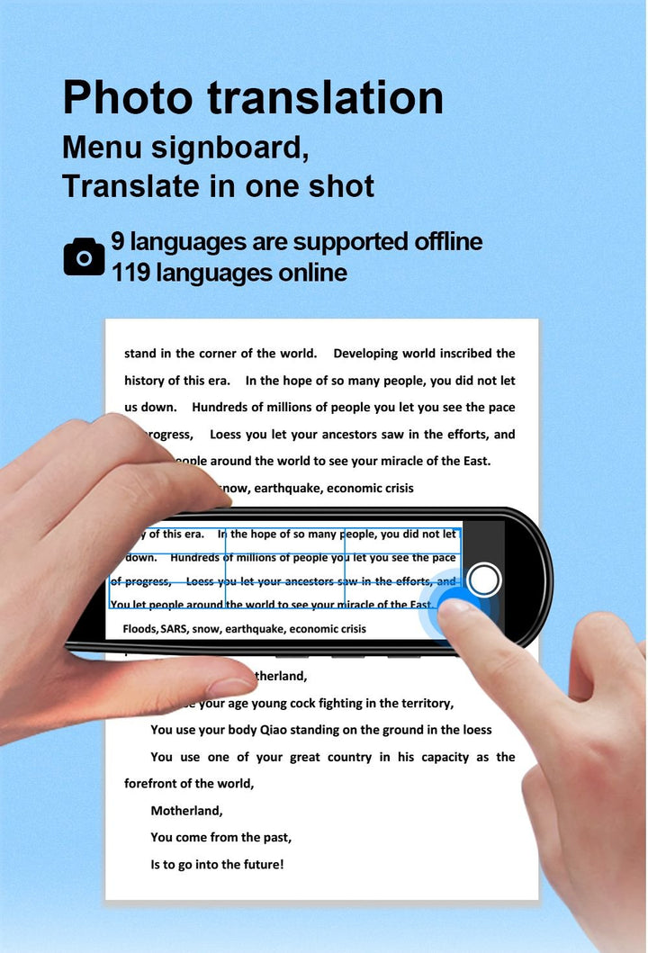 Innovation in language learning: a smart translation pen, an effective study tool and travel gadget.
