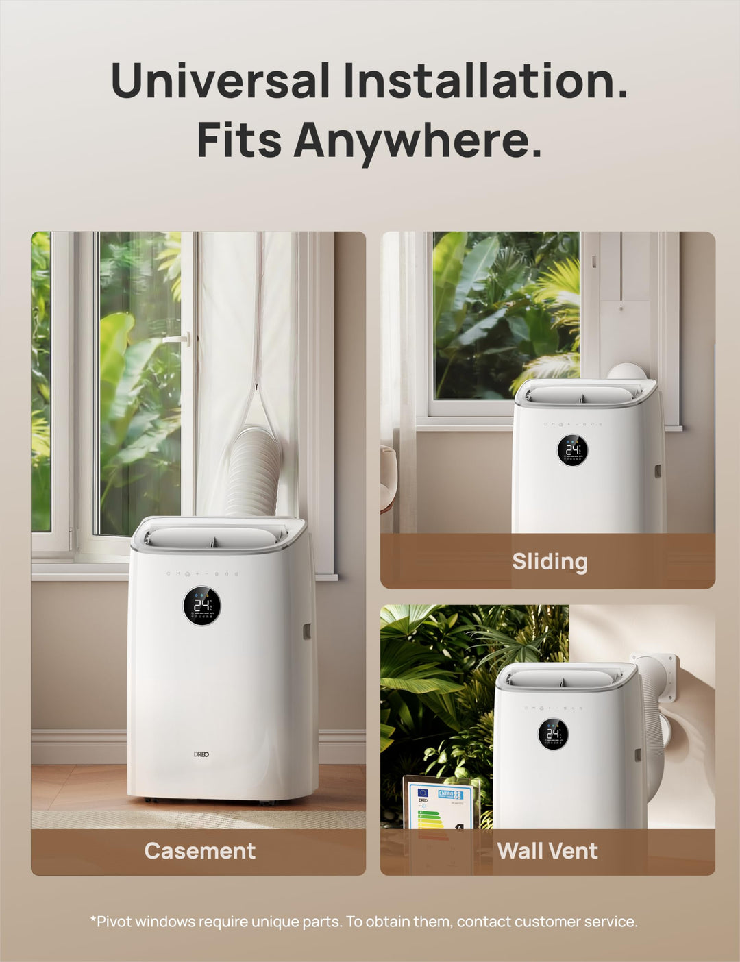 Home portable smart AC for ultimate summer relief. Features climate control, quiet cooling, and mobile app support.