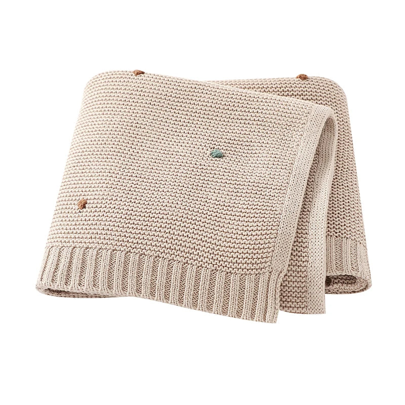 Cozy and soft unisex baby blanket, a perfect gift for expecting parents.
