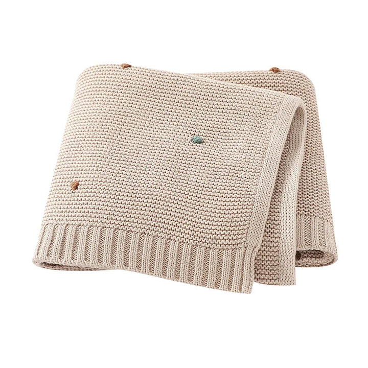 Cozy and soft unisex baby blanket, a perfect gift for expecting parents.