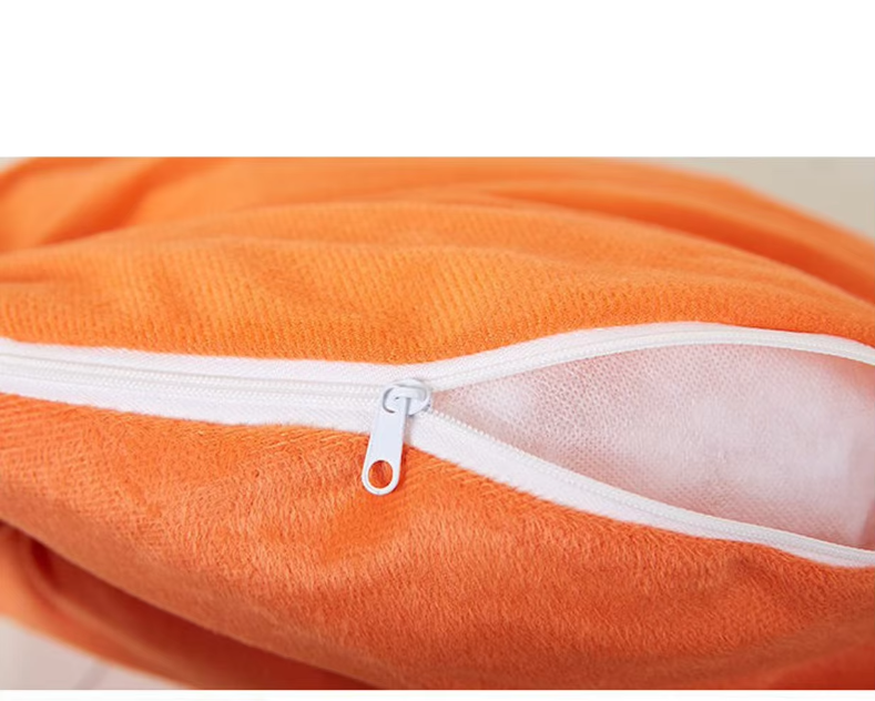 Adorable fish design cat bed, a super soft plush pet cave for cozy feline relaxation.