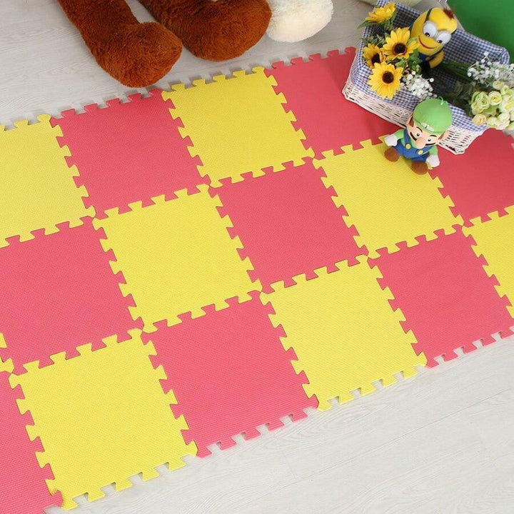 Safe & soft puzzle floor mat for kids, interlocking foam tiles for a cushioned play zone.