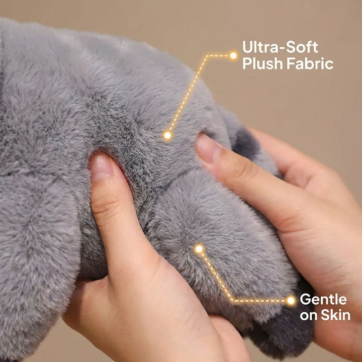 Fox plush long cuddle toy for adults, offering ultimate softness & relaxation.
