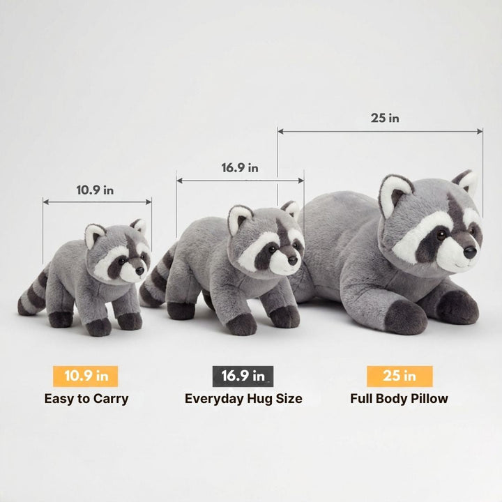 Unisex long plush animal, super soft & huggable, perfect as a kids gift.