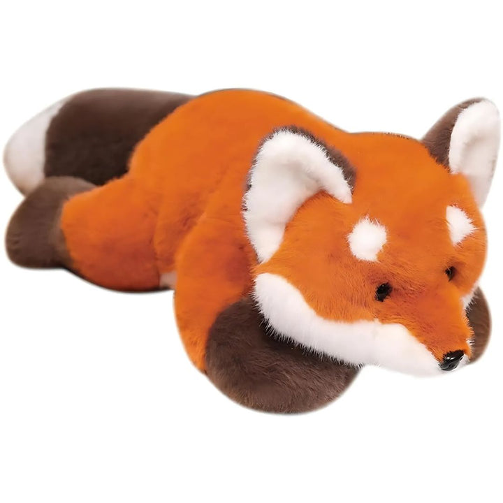 Long raccoon plush comfort toy, super soft & perfect for kids' bedrooms.