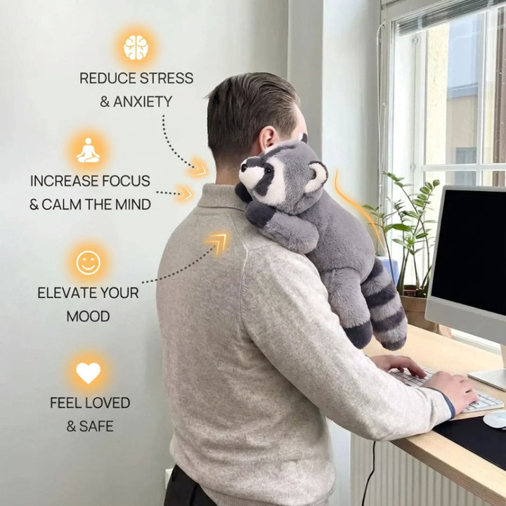 Fox plush long comfort toy, a perfect snuggle buddy for kids & relaxation.