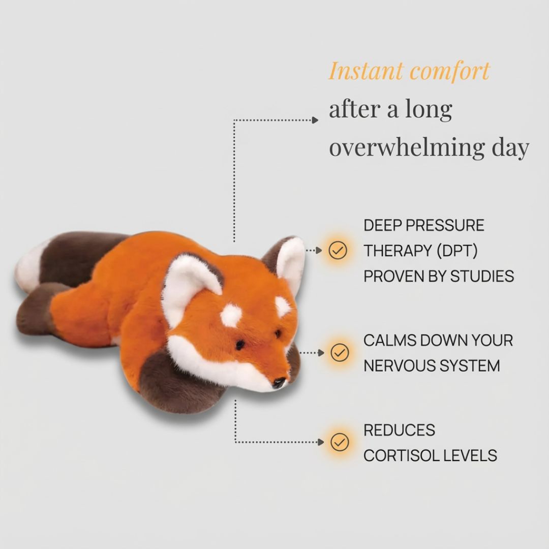 Unisex long plush animal, a versatile comfort toy & kids gift for cozy moments.