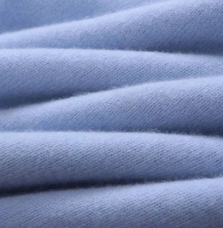 Luxurious soft mohair blend mens crew neck sweater. A comfortable, stylish long sleeve pullover for winter fashion.