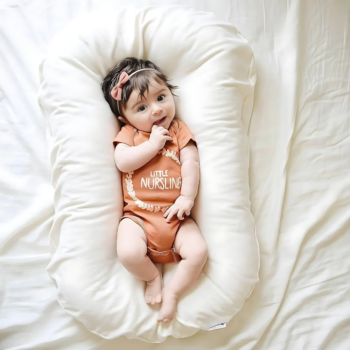 Hypoallergenic baby support pillow for newborns, ensuring safe and gentle rest