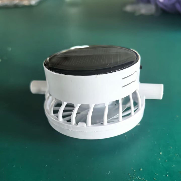 Solar-powered fountain pump for bird baths, adding a decorative and functional water feature to gardens.