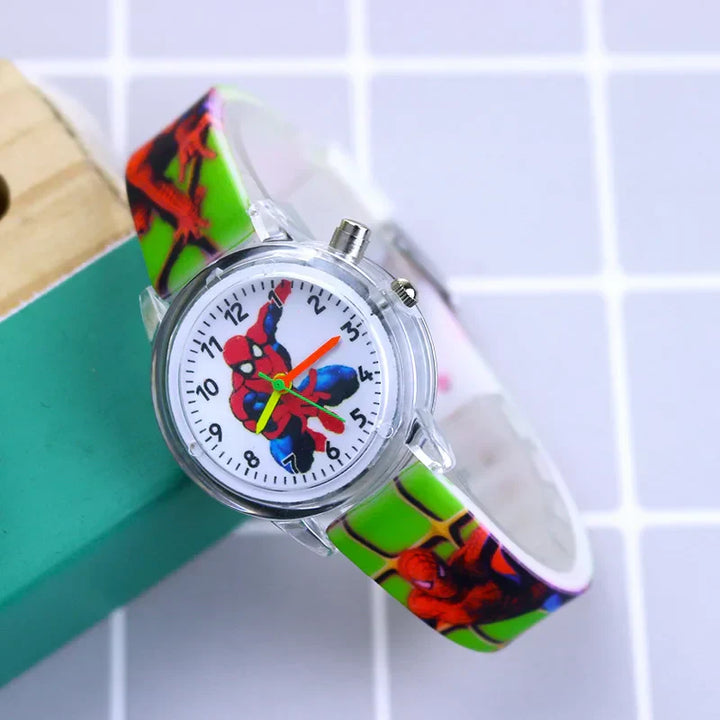 Frozen-themed children's watch with easy-to-read numbers.
