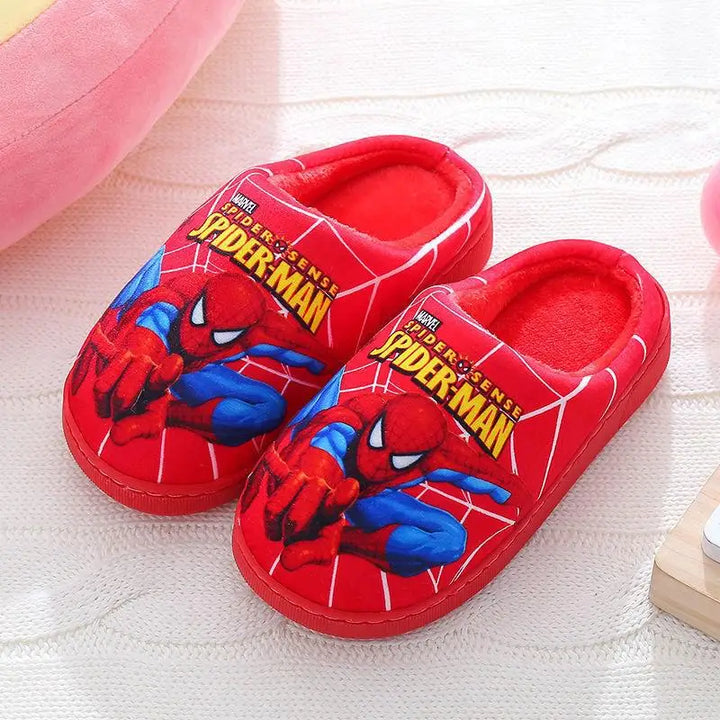 Superhero Spider-Man slippers for kids, a must-have for any young fan.