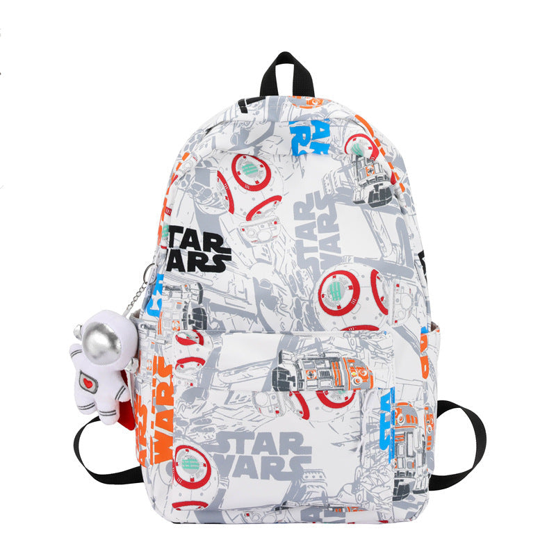 Star Wars themed travel backpack, perfect for fan adventures & daily commutes.