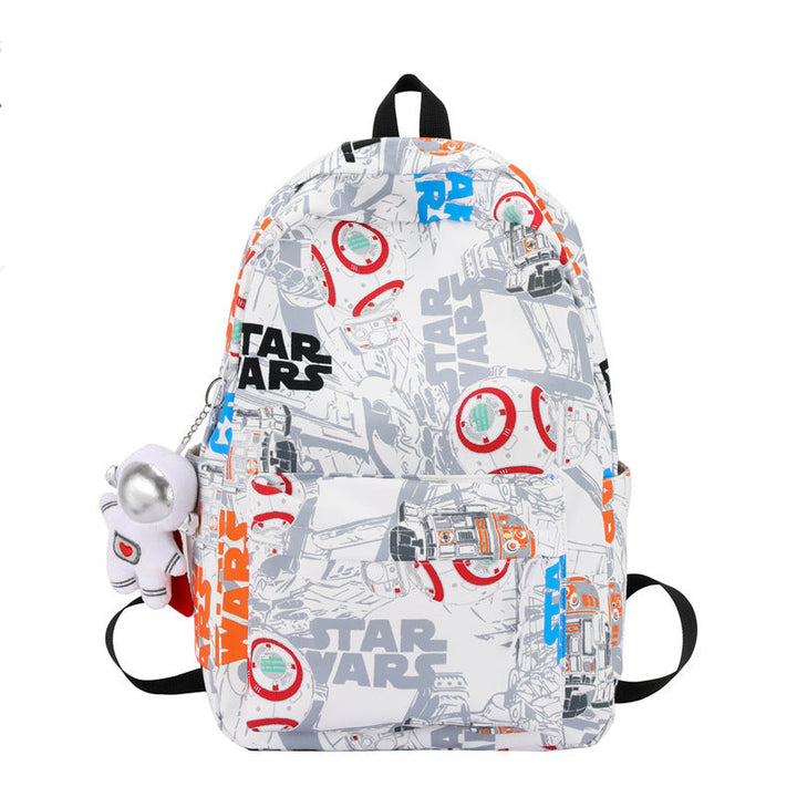 Star Wars themed travel backpack, perfect for fan adventures & daily commutes.
