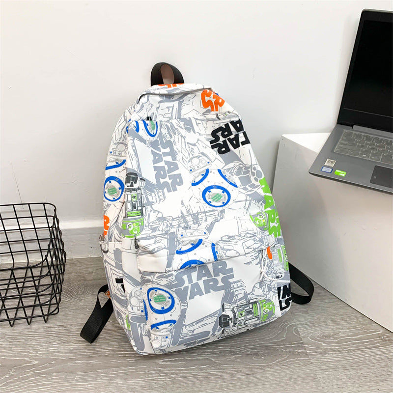 Everyday unisex Star Wars school bag featuring cool graphics & practical design.