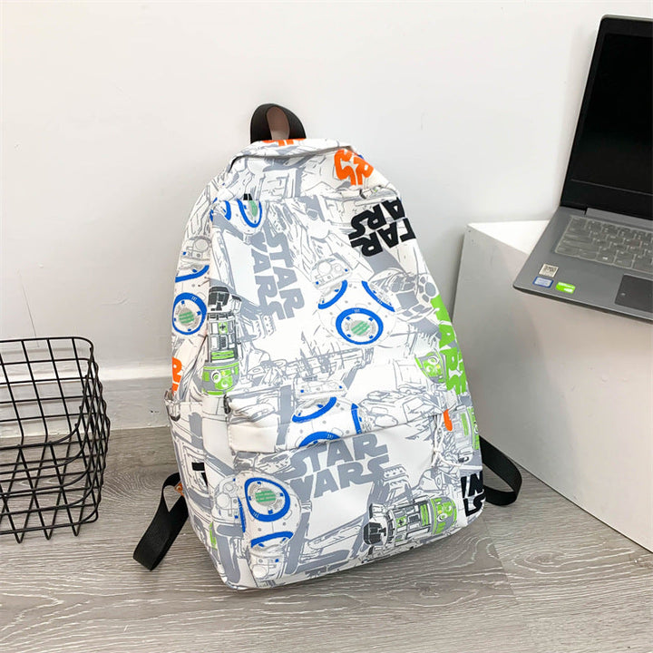 Everyday unisex Star Wars school bag featuring cool graphics & practical design.