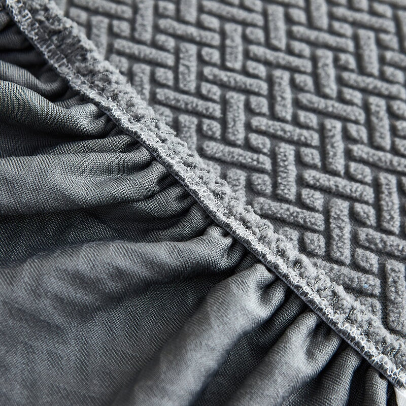 Machine washable stretch sectional sofa cover, ensuring easy care and hygiene for your home.