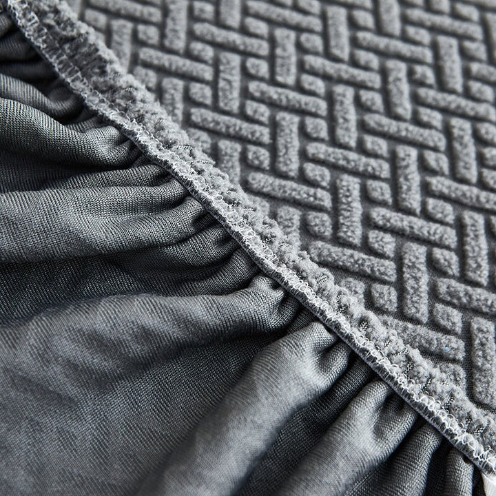 Machine washable stretch sectional sofa cover, ensuring easy care and hygiene for your home.