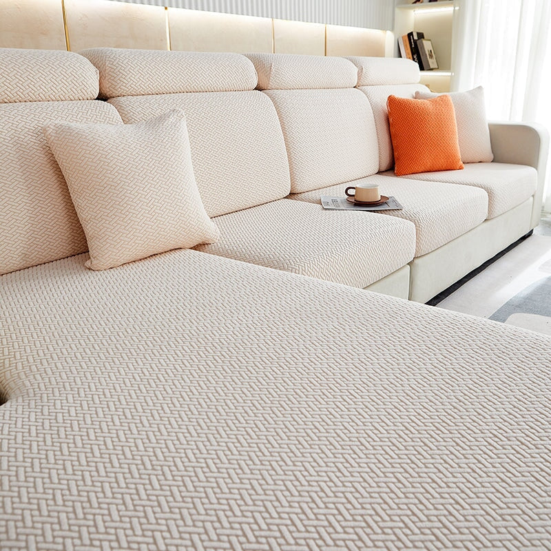 Home decor stretch sectional furniture cover, a practical solution for stylish living.