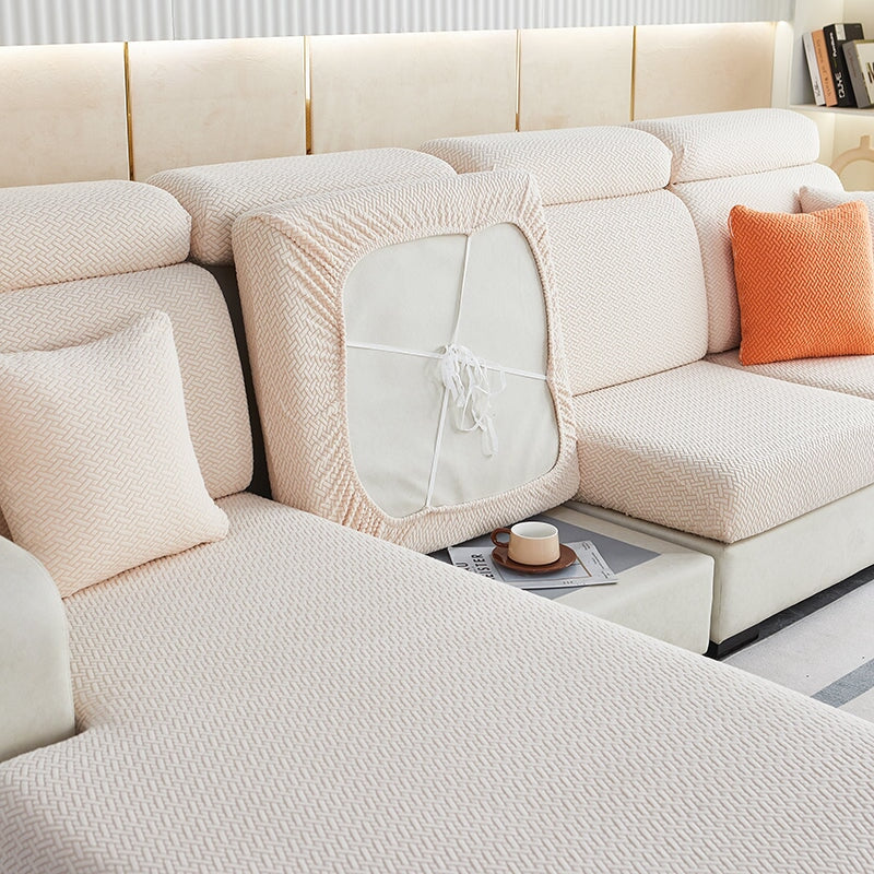 Functional & stylish stretchable sectional sofa cover, revitalizing your living space.