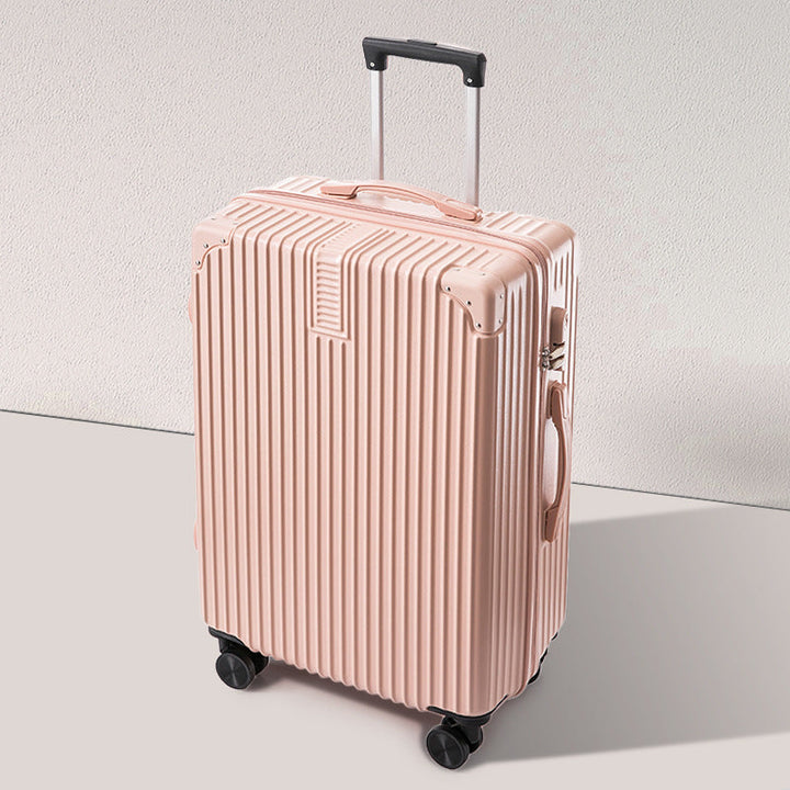 Business travel hardshell suitcase, professional look with effortless spinner wheels.