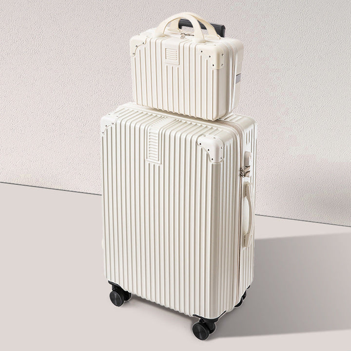 Adventure-ready hardshell luggage, tough build with smooth spinner wheels for any journey.