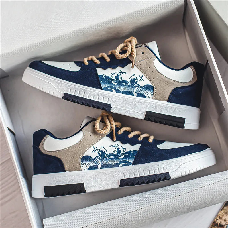 Modern men's breathable casual shoes, designed for all-day comfort and versatile styling.