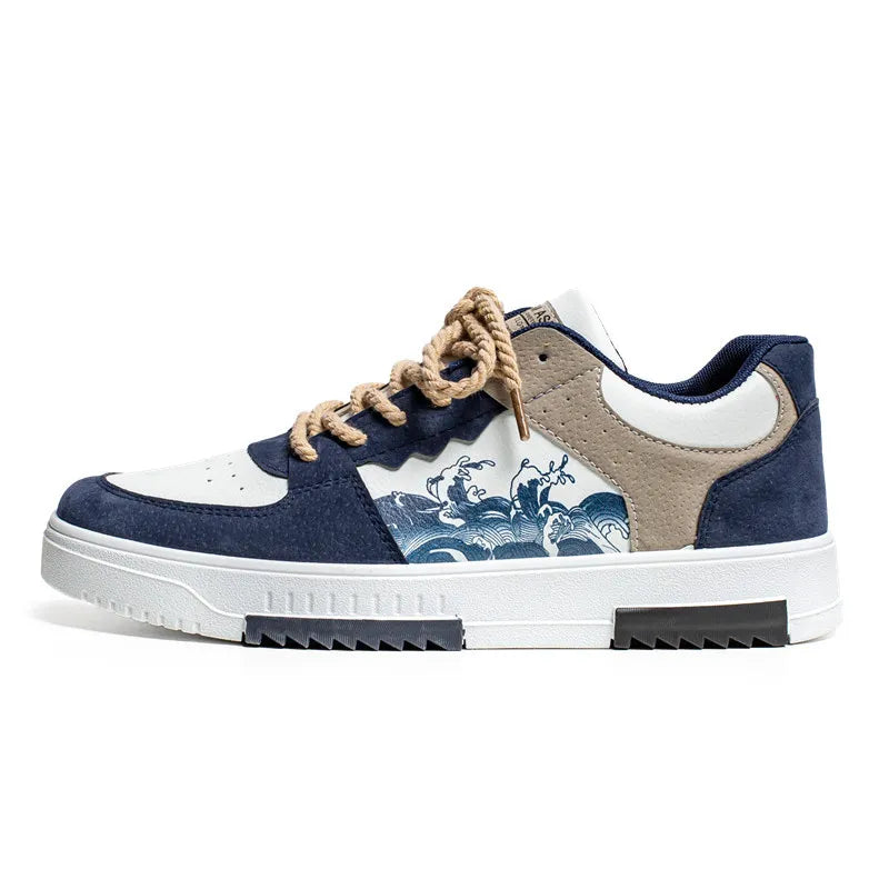 Comfort-focused men's sneakers, breathable design for versatile wear and active lifestyles.