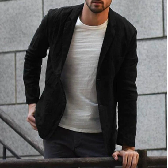 Men's lightweight summer blazer, ideal for smart casual fashion. Versatile and elegant for any occasion.