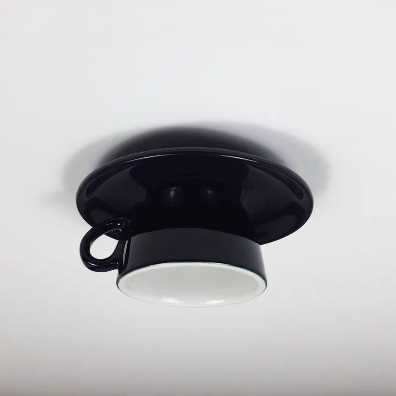 Contemporary bedroom flush mount ceiling light, sleek and decorative.