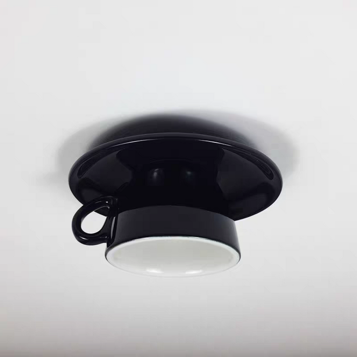 Contemporary bedroom flush mount ceiling light, sleek and decorative.