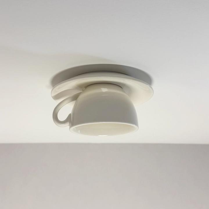 Artistic flush mount ceiling light, modern and eye-catching design.