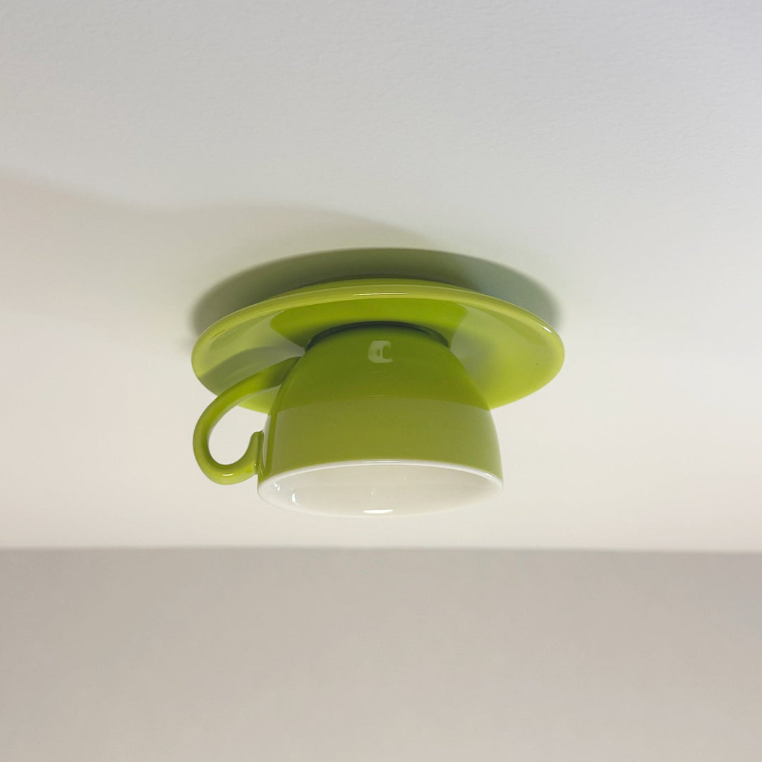 Elegant flush mount ceiling light, ideal for dining room home decor.