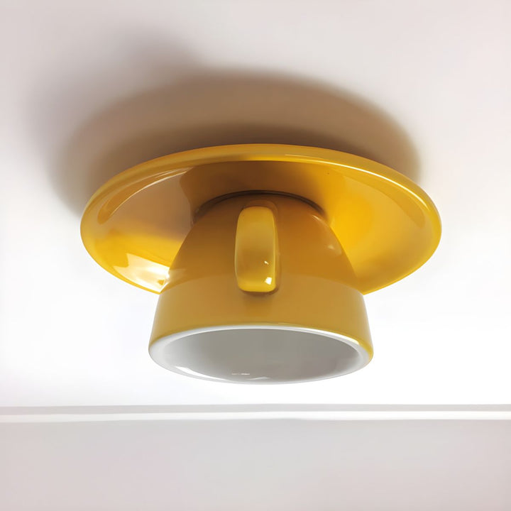 Contemporary flush mount ceiling light, a chic modern lighting solution.