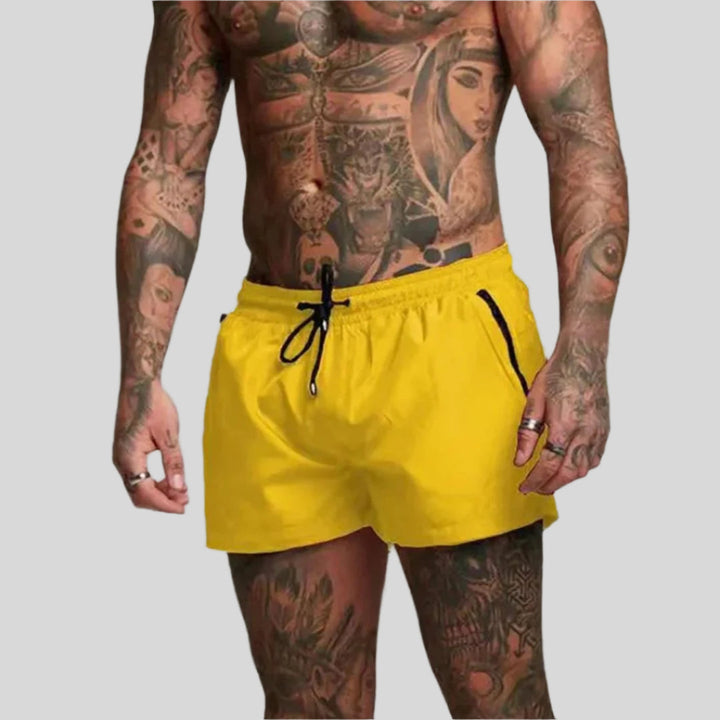 High-performance quick-dry men's swim trunks, designed for beach, pool, and active summer days.