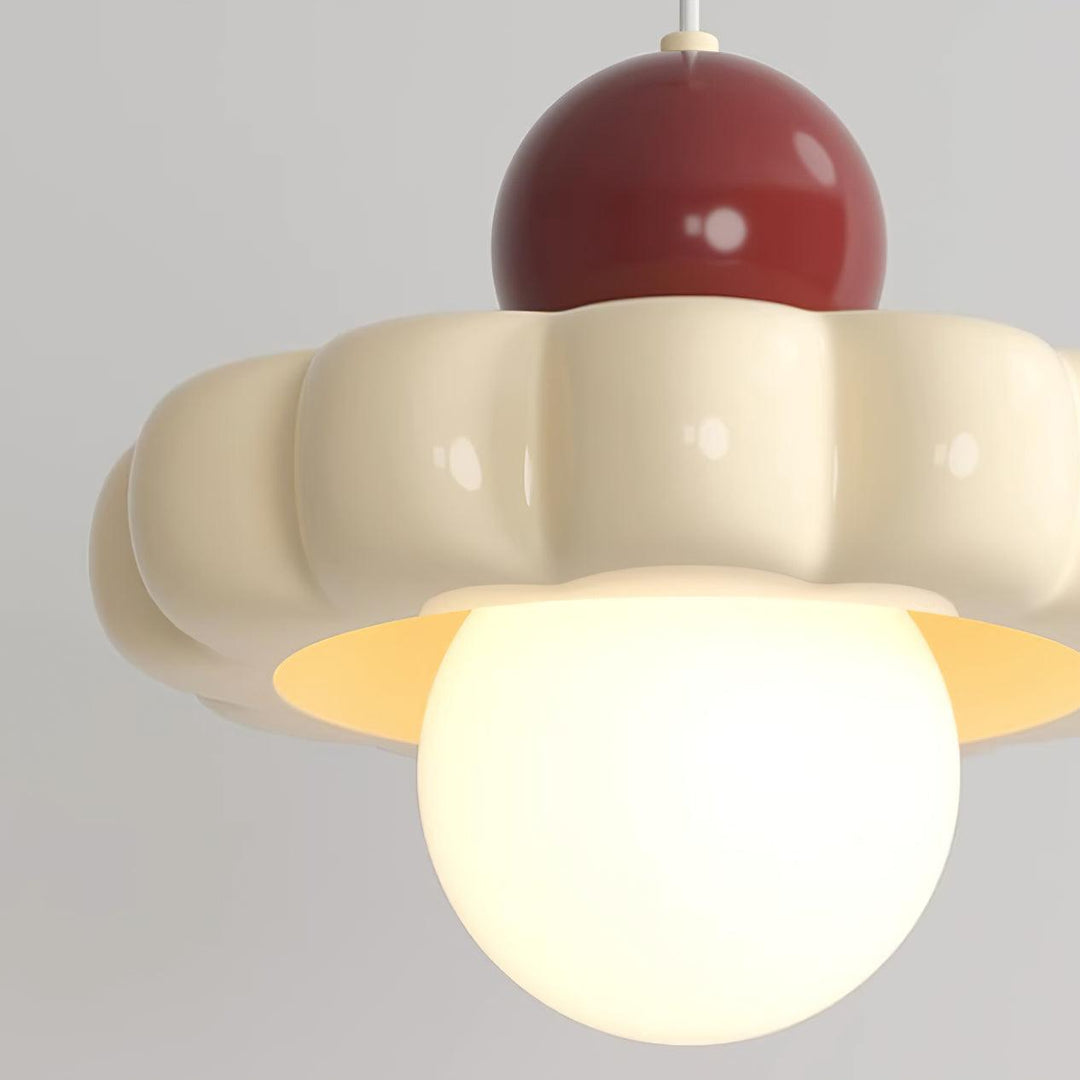 Elegant modern retro pendant light, a stylish ceiling fixture for dynamic interior design.