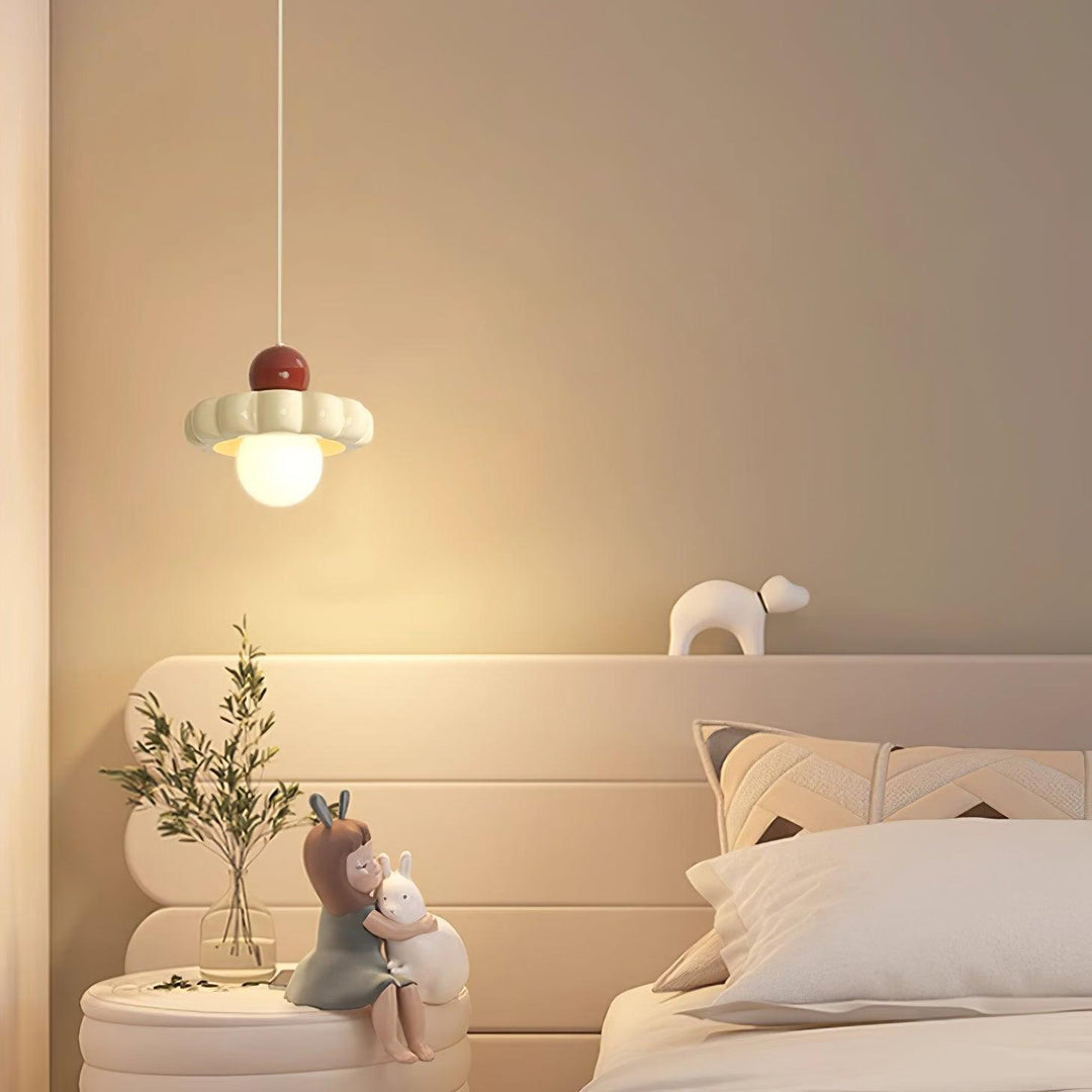 Unique retro pendant light, a modern elegant ceiling fixture, providing stylish accent lighting.