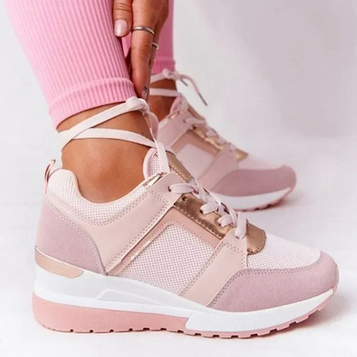 Women's breathable comfort sneakers with lightweight, supportive design for all-day casual wear & walking.