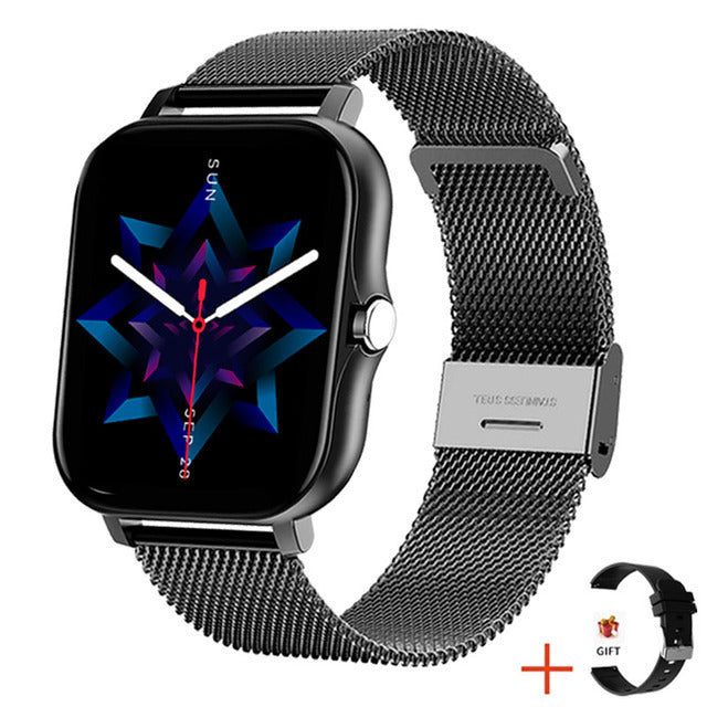 Connected women's smartwatch with advanced health and fitness features.