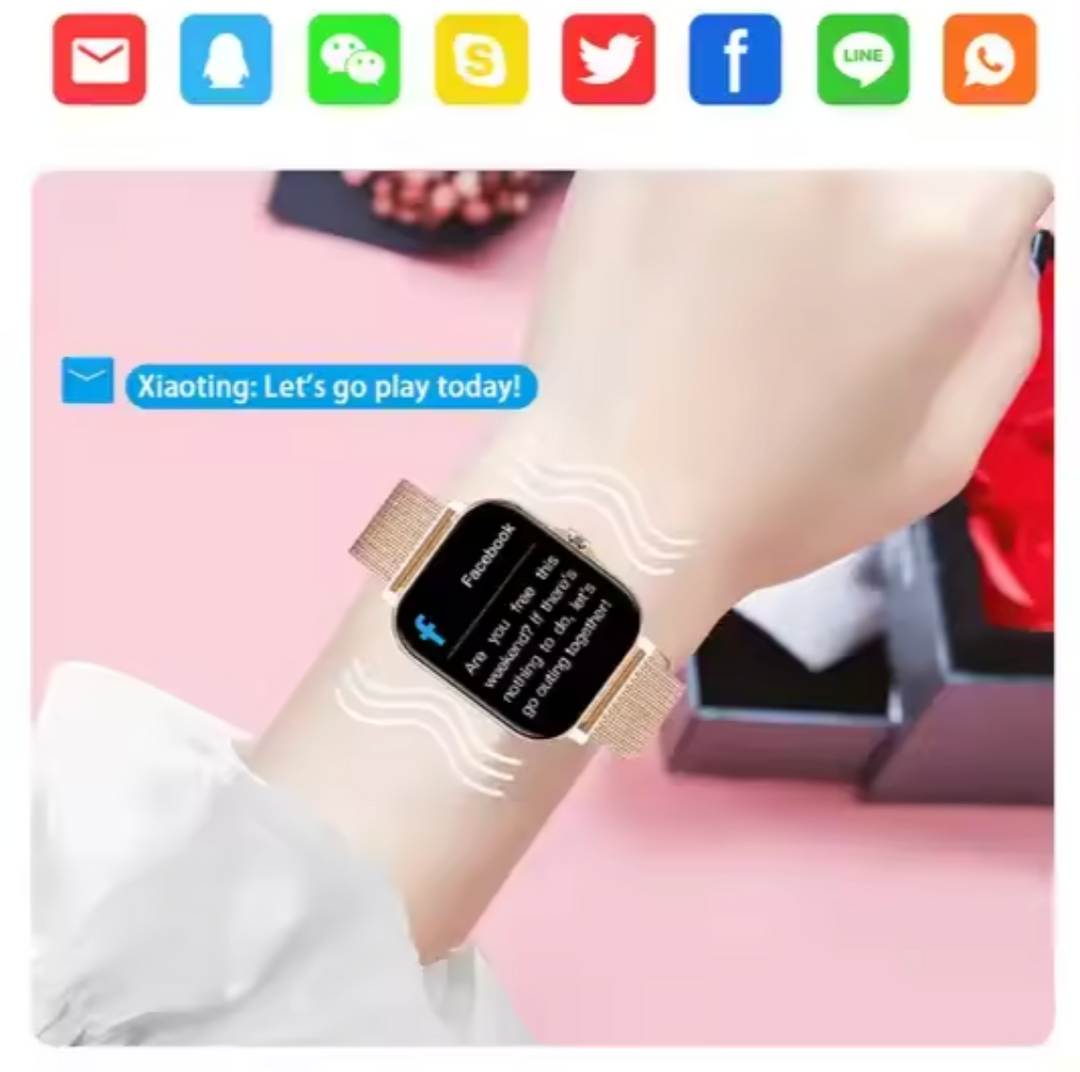 Comprehensive health tracker watch for active women.