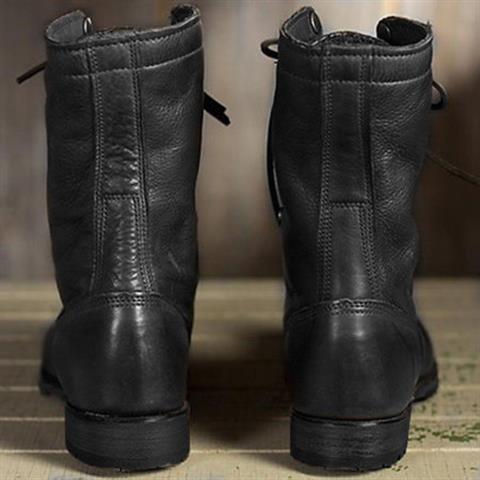 Comfortable & stylish women's lace-up mid-calf boots, ideal for casual outfits & everyday fashion.