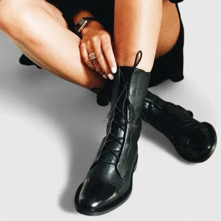 Stylish women's orthopaedic boots with arch support & cushioning for all-day comfort. Perfect for foot health.