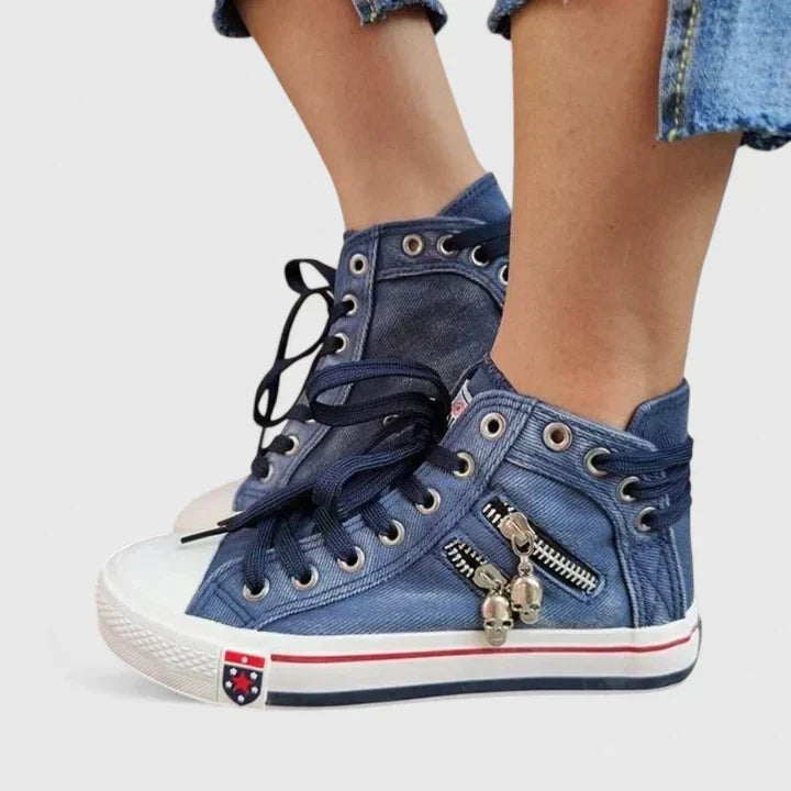 Elegant women's orthopaedic zippered shoes, combining stylish design with ultimate comfort for daily wear.