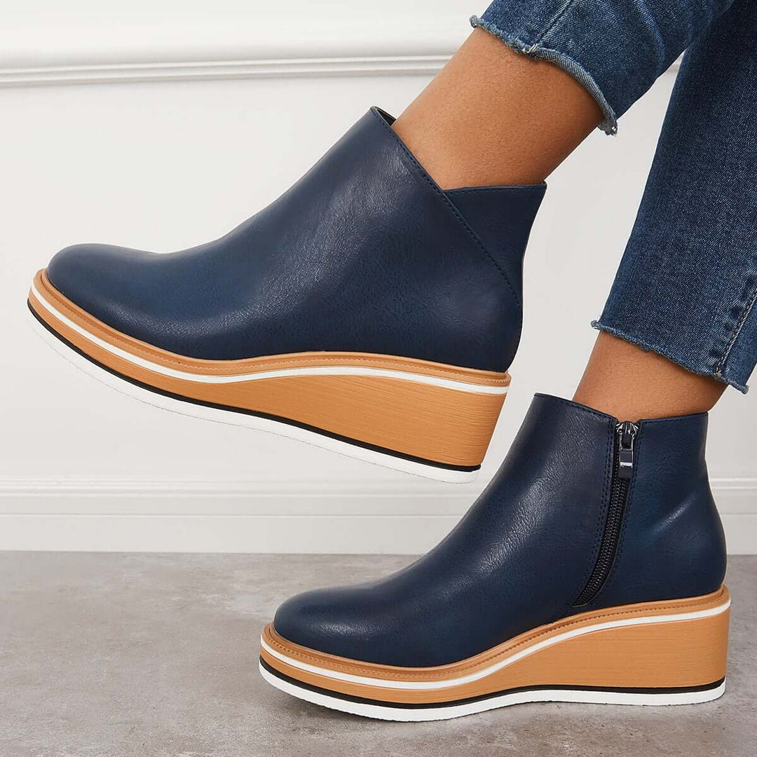 Supportive women's casual ankle boots, orthopedic design for all-day comfortable wear.
