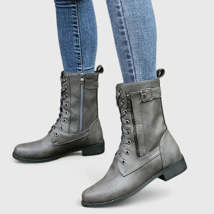 Women's casual orthopedic boots providing excellent arch support & pain relief for all-day wear.