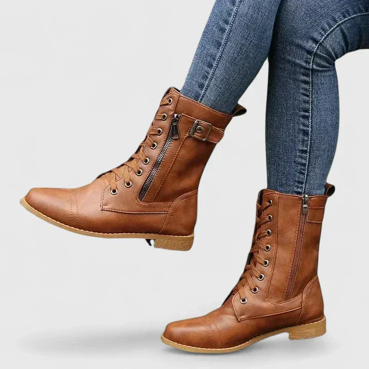 Soft, comfortable women's orthopedic boots for daily support, pain relief & stylish casual wear.