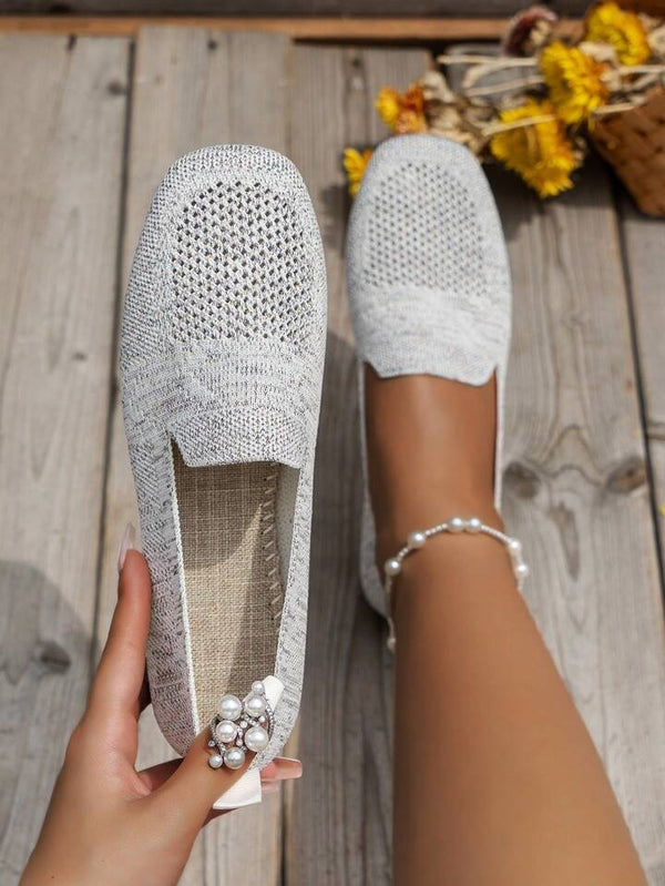 Women's slip-on comfort loafers, orthopedic support for feet with a practical non-slip outsole design.